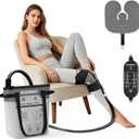 Cold Therapy Machine, Programmable Ice Machine for Knee After Surgery, Portable Knee Replacement Recovery System, Cryotherapy Pain Relief w/Compression Pad (Universal Pad+Machine)