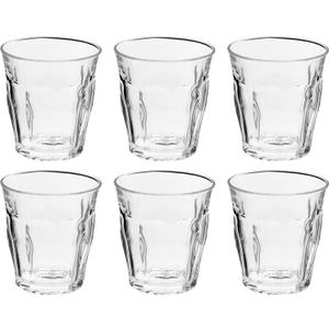 Duralex Picardie Drinking Cups 220 ml Pack of 6 (Clear)