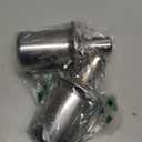 2 Pack Outdoor Decorative Lighting Stainless Steel Table top Torch Canister Torches for Outside Garden Torch Outdoor Torch Stand with Wicks and Covers Garden Patio Yard Holiday Lamp