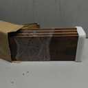 BAYKA Floating Shelves Bathroom for Wall  Shelf Over Toilet Farmhouse Rustic Wood for Bedroom, Kitchen, or Living Room Decor Organization Display Shelving  Rustic Brown, Set of 3 (15.7inches)