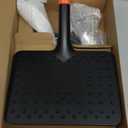 Hombeter Shower Heads with Handheld Combo, 10 Inch High Pressure Rain Shower Head, Height Adjustable Dual 2 in 1 Shower Head System with Stainless Steel Hose, Matte Black