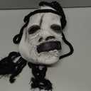 Zadin Rock Star Mask, Knot Mask, Fans Authentic Halloween Cosplay Costume, Heavy Metal Horror Performer Masks (Dark Rocker-Style Shadowcaster)