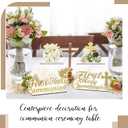 First Holy Communion Tabletop Decorations Gold Glitter First Communion Cross Dove Bible Centerpieces Tables for Wedding Christening Birthday Photo Props Blessed Celebration Party Decor
