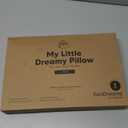 KeaBabies Toddler Pillow with Pillowcase, Jumbo 14X20 - Soft Organic Cotton Toddler Pillows for Sleeping - Machine Washable - Perfect for Travel, Toddler Bed Set (Jolly Rainbow)