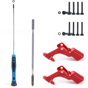 2PCS Upgraded Red Trigger Switch Button Compatible with Dyson V10 V11 SV12 SV14 Vacuum Cleaner Power Switch Button Replacement Parts with Repair Tools