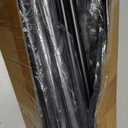 No-assembly Clothes Rack，Double Rod 59-Inch Rolling clothing rack