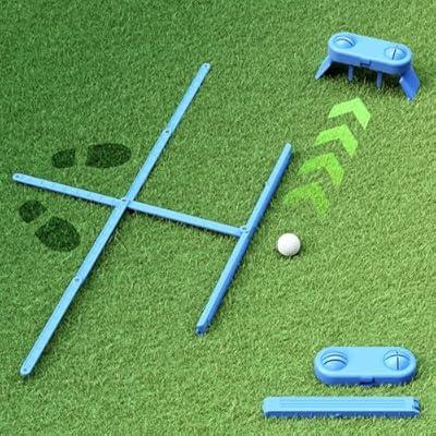 Geyo Golf Alignment Sticks for Beginners, Entry-Level Foldable Golf Training Aids for Stance Correction, Aiming, Putting, Swing Practice, Suitable for Indoor & Outdoor, Use by Men and Women