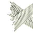30PCS White Solid Fiberglass Rods - , Assorted Diameters for Tents, Kites, Crafts, and More