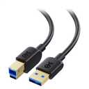 Cable Matters 5Gbps Long USB 3.0 Cable - 10ft, USB A to B Cable, USB3 Cord with Type-B 3.0 Connector for Hard Drive Enclosure/Built-in Hub and More, Black