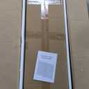 Privacy Fence Screen with Stand 6 Panel 72" H47" W HDPE Decorative Privacy Panels with Stand, Air Conditioner Fence Panels, Privacy Screen for Outdoor Backyard, Balcony, Pool