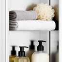 VELPAX No Tile Needed Shower Niche 13"X 25", Bathroom Wall Niche Double Shelves, Stainless Steel Shower Niche for Bathroom, Kitchens, Balconies