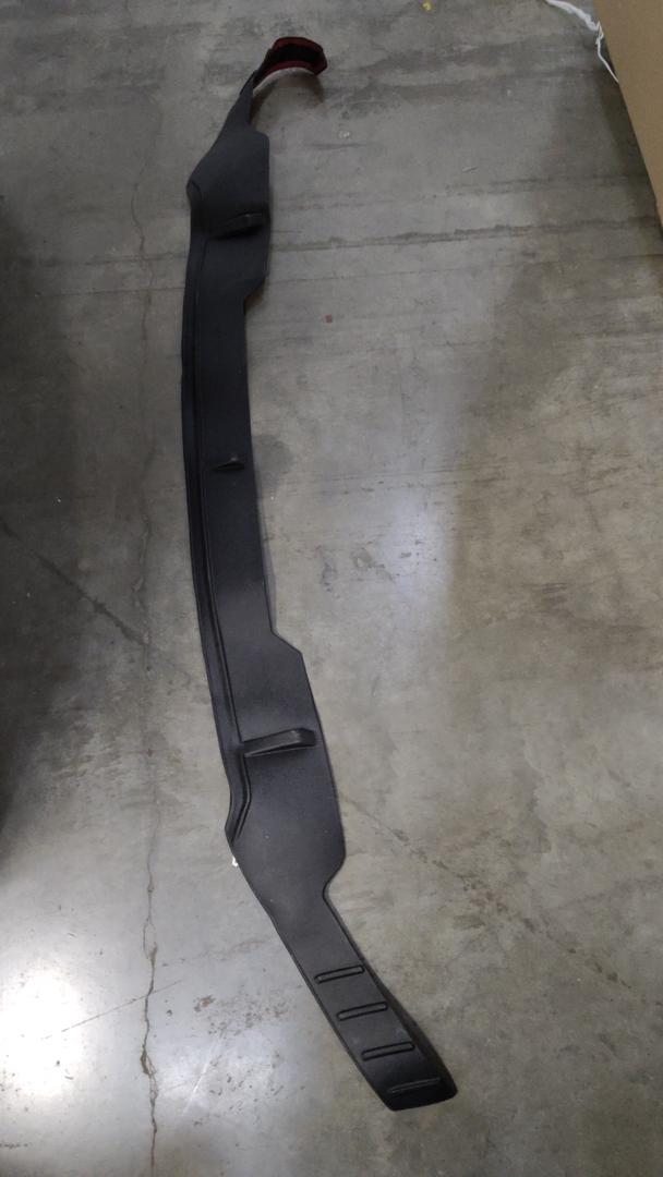 Flexible Bumper Lip Spoiler, Black, UV-S7