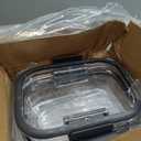 Rubbermaid Brilliance Food Storage Containers BPA Free Airtight Lids Ideal for Lunch Meal Prep & Leftovers Set of 5 (3.2 Cup)