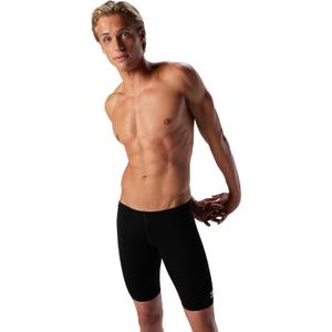 Speedo Mens Swimsuit Jammer Endurance+ Solid USA Adult (Black, M)