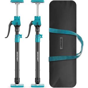 Third Hand Support Pole Heavy Duty, Cabinet Jacks for Installing Cabinets with 265 LBS Capacity and Expand from 23-3/5 to 45-3/10 in, 2-PC