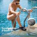 Water Shoes for Women Men Quick-Dry Aqua Socks Swim Beach Barefoot Yoga Exercise Wear Sport Accessories Pool Camping Must Haves Adult Youth Size (13-14 Women/12-13 Men, Black-w001)