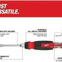 Milwaukee Electric - 2PC 14-in-1 RATCHETING Multi-BIT Screwdriver and 8