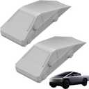 2Pc Funny Tesla Cybertruck Door Stoppers for Bottom of Door, Anti-Slip Rubber Heavy Duty Door Stop Wedge, Large Doorstop 2 inches High Gate Holder Suits Any Floor As a Gifts