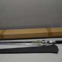 Sword Valley SAO Konno Yuuki Zekken Sword - 106 cm/41.73" - Blade Carving Rune Symbols - Carbon Steel Blade - Hand Forged with Exquisite Details - Cosplay Prop Anime Sword