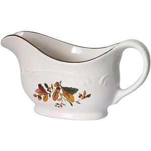 Pfaltzgraff Autumn Berry Gravy Boat, Cream, 9 Inches