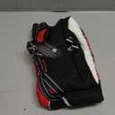 Queenmore Medium Dog Coat - Extra Warm Winter Jacket with Harness Built-in, Cold Weather Waterproof Dog Clothes, Fleece Lined Reflective Easy On Snow Parka Jacket, Red/Black, Medium