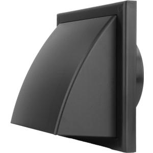 4-Inch External Extractor Wall Vent Cushioned Non Return Flap (4-Inch 100mm)