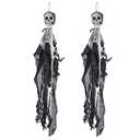 3 Pcs Halloween Hanging Skull Ghost Party Decorations Haunted Houses Decorations