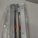 TMGSK Pair Undermount Drawer Slides Bottom Mount Pull Out Shelf Slider Under Mount Drawer Glides Full Extension Soft Close Drawer Runner Shelf Track for Kitchen Face Frame or Frameless Cabinet Drawer