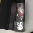 TonGass Wall Mount Mailbox for Outside, Metal Wall Mounted Mailbox with Flag and Number Stickers, Large Capacity Mail Box for House, Carbon Steel, Front Access, 15.74"x9.44"x4.72" - Black