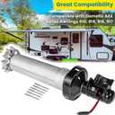 Repalce for DOMETIC 3310423.209U Torsion Assembly Rh Black for 9100 Power Patio RV Awning Motor 12V DC Extension Drive 910 915 916 917