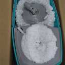 Sarkunpio Mop and Bucket Set with 6 Replacement Microfiber Heads, Blue
