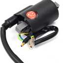 Ignition Coil & Cap 2Pcs compatible with HONDA CB350 CL350 CB450 CL450 SL350