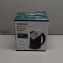 COSORI Electric Kettle, Cool-Touch Double Wall Stainless Steel Insulated, Automatic Shut Off & Boil-Dry Protection, Durable Tea Kettle Boiler & Heater, 1.5L/1500W, Black (1.6 Quarts)