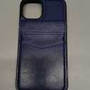 KIHUWEY Compatible with iPhone 14 Case Wallet with Credit Card Holder, Flip Premium Leather Magnetic Clasp Kickstand Heavy Duty Protective Cover for iPhone 14 6.1 Inch (Blue)