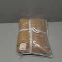 100% Cotton Muslin Throw Blanket for Bed, Couch, Small, Decorative, Soft, Pre-Washed, Breathable and Lightweight Gauze Blanket with Tassels, Suitable for All Seasons, Sand, 50"x60"