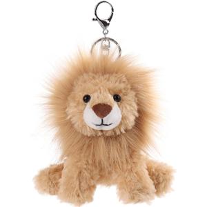 Apricot Lamb Cute Toys Plush Yellow Lion Stuffed Animal Soft Keychain for Kids Bag, Purse, Backpack, Handbag