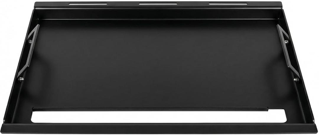 Full Size Universal Griddle for Gas & Charcoal Grills,Inserts Flat Top Replacement for Brinkmann 810-3330-S, 810-3331-F,25 * 15.62 Grids Replace for Parties, Camping