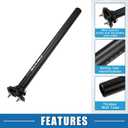 Bike Bicycle Seatpost Adjustable Seat Post for Mountain MTB Road Bike BMX Aluminum Alloy, Size: 27.2mmx350mm