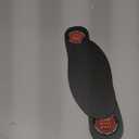 Carbon Fiber Insole 1 Pair, Rigid Thin Foot Plate Shoe Insert for Men Women, Support Turf Toe, Foot Fractures, Morton's Toe, Morton Extension, Hallux Rigidus and Limitus - Alternative to Post Op Shoe (Black-1 1 Pair (Left + Right))