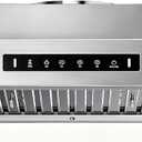 Range hood 36 inch,Stove Hood with Dual Motor 900 CFM,Vent Hood with 1.5 Sones Whisper-Quiet,Kitchen Exhaust Range Hood for Large Kitchen,GU10 LED Lights & Full-Sealed Cavity