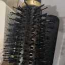 Shark Glam Ceramic & Powerful Air Styling & Drying System, with Silki Straightener & Shark Glossi Air Glosser, for Drying, Curling, Straightening & Glossing, Gold, HD6051S (Straight & Wavy Hair)