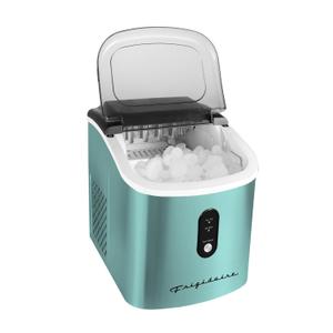 Frigidaire EFIC103-AMZ-SC Counter Top Maker with Over-Sized Ice Bucket, Stainless Steel, Self Cleaning Function, Heavy Duty, Stainless