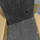 3.9" Rise 2pack Rubber Curb Ramps for Driveway Doorway Shed Threshold Wheelchair, Truck Car Motorcycle Bike Cart Lawn Mowers Angled Step Entry in Ramp, 7000lbs Heavy Duty Powersports Loading Ramp
