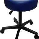 Adjustable Rolling Pneumatic Stool for Massage Tables, Examination Tables and Physician's Office Use by Clinical Health Services, Inc. (Royal Blue)