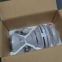 Ceiling Fans with Lights and Remote/APP Control, 41" Low Profile Ceiling Fan with Dimmable White Lights+RGB Ring Lights, 5 Reversible Curved Blades 3 CCT 6 Speeds for Bedroom Living Room, White