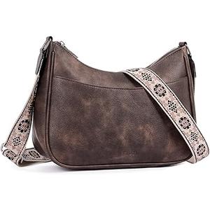 CLUCI Crossbody Bags for Women, Vegan Leather Shoulder Handbags, Purses for Women with Adjustable Wide Strap