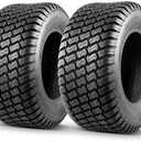 MaxAuto 2 Pcs 16x6.50-8 Lawn Mower Tire for Garden Tractors Riding Mowers, 4PR, Tubeless