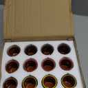 Gejoy 12 Pcs 3 oz Christmas Cantaritos De Barro Mini Terracotta Clay Mugs Santa Claus Gingerbread Man Snowman Mexicanos Taco Cocktail Glasses, Margaritas, Mojitos