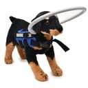 Ring Harness for Dog, Adjustable Dog Ring, Bumper Guards for Dogs Blue Small (Small: Recommand Weight 8.8-22 lbs (4-10kg))