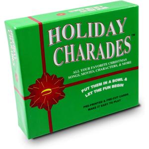 Holiday Charades - The Classic and Original Christmas Charades Game | The Best Christmas Game for Adults and Friends to Create Laughter and Memories